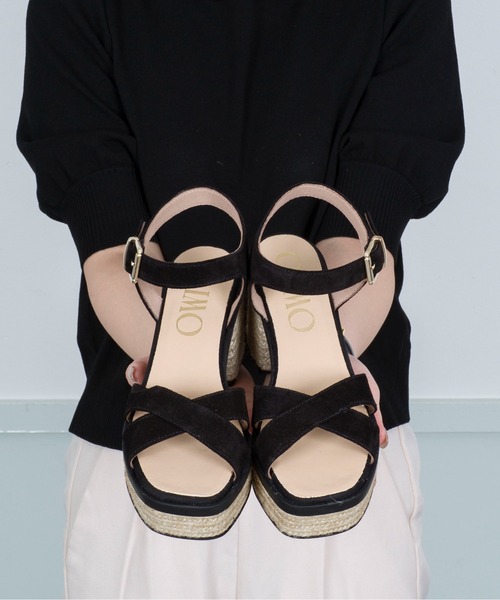 GAIMO(ガイモ)の「【GAIMO/ガイモ】エスパドリーユ サンダル(サンダル・レディース・ブラック・36/37/38/39)」の5枚目の写真