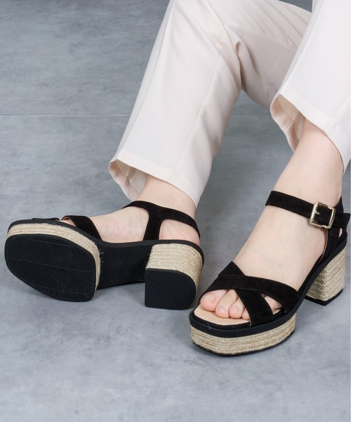 GAIMO(ガイモ)の「【GAIMO/ガイモ】エスパドリーユ サンダル(サンダル・レディース・ブラック・36/37/38/39)」の10枚目の写真