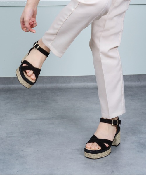 GAIMO(ガイモ)の「【GAIMO/ガイモ】エスパドリーユ サンダル(サンダル・レディース・ブラック・36/37/38/39)」の12枚目の写真