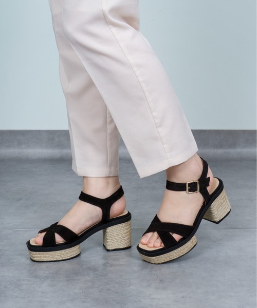 GAIMO(ガイモ)の「【GAIMO/ガイモ】エスパドリーユ サンダル(サンダル・レディース・ブラック・36/37/38/39)」の15枚目の写真