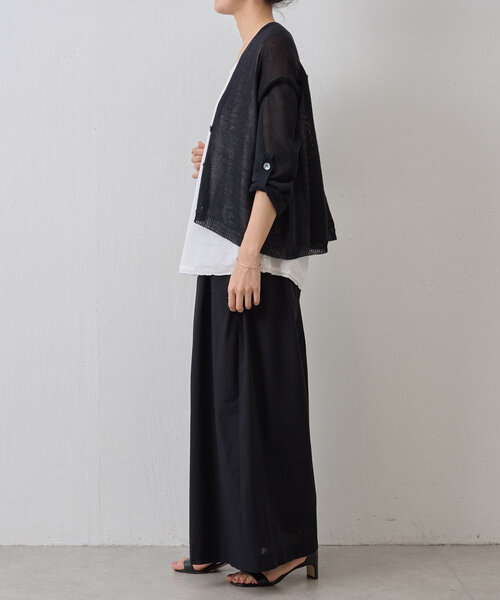 BEARDSLEY（ビアズリー）の「タックバギーパンツ（その他パンツ・レディース・ブラック系その他/ブラック・1/0）」の6枚目の写真