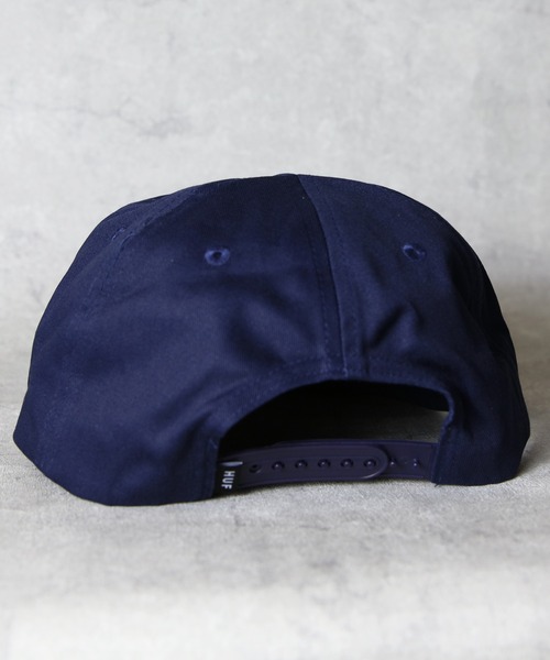 HUF(ハフ)の「HUF ボックス スナップバック(キャップ・メンズ・ブラック/ネイビー・FREE)」の13枚目の写真