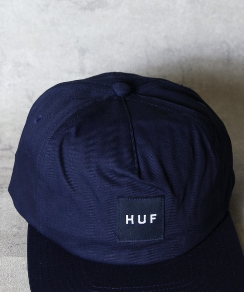 HUF(ハフ)の「HUF ボックス スナップバック(キャップ・メンズ・ブラック/ネイビー・FREE)」の15枚目の写真