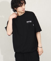 【THRASHER/スラッシャー】パイルファブリック ポケット付半袖プルオーバー