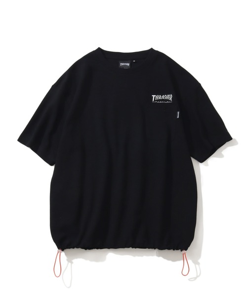 THRASHER(スラッシャー)の「【THRASHER/スラッシャー】パイルファブリック ポケット付半袖プルオーバー(Tシャツ/カットソー・メンズ・ホワイト/サックスブルー/ブラック・M/L/XL)」の11枚目の写真