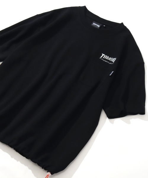 THRASHER(スラッシャー)の「【THRASHER/スラッシャー】パイルファブリック ポケット付半袖プルオーバー(Tシャツ/カットソー・メンズ・ホワイト/サックスブルー/ブラック・M/L/XL)」の8枚目の写真