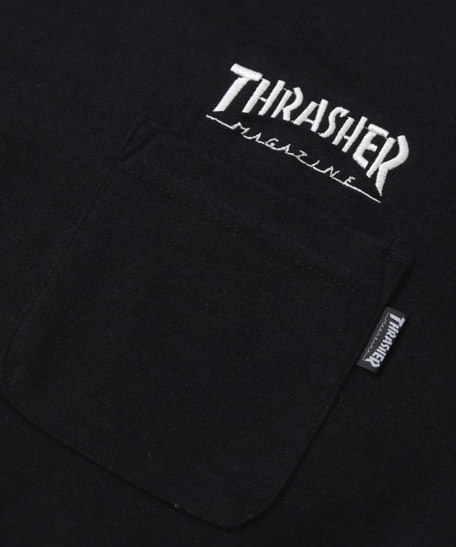 THRASHER(スラッシャー)の「【THRASHER/スラッシャー】パイルファブリック ポケット付半袖プルオーバー(Tシャツ/カットソー・メンズ・ホワイト/サックスブルー/ブラック・M/L/XL)」の18枚目の写真