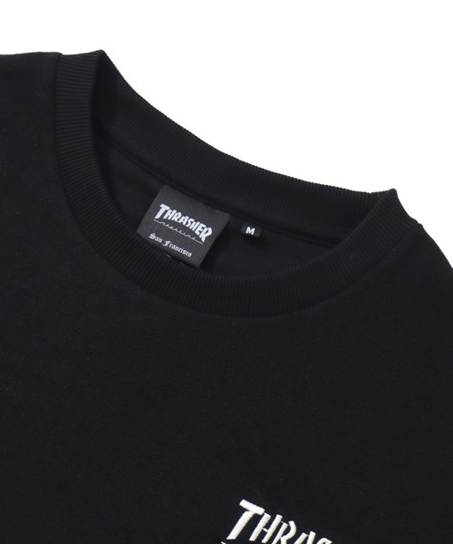 THRASHER(スラッシャー)の「【THRASHER/スラッシャー】パイルファブリック ポケット付半袖プルオーバー(Tシャツ/カットソー・メンズ・ホワイト/サックスブルー/ブラック・M/L/XL)」の4枚目の写真