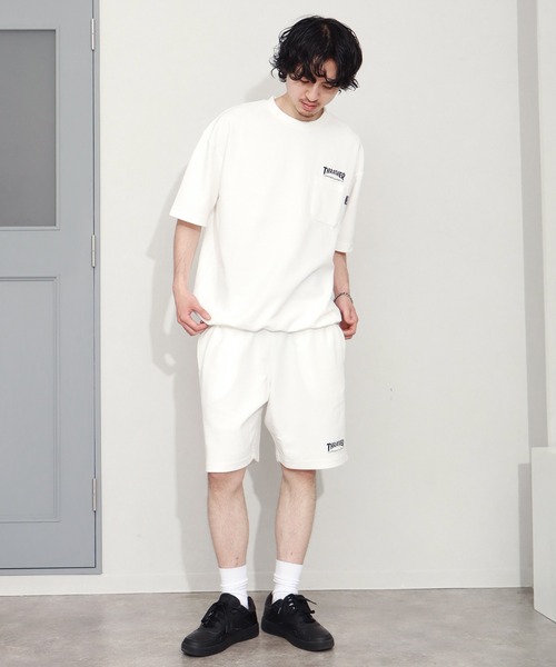 THRASHER(スラッシャー)の「【THRASHER/スラッシャー】パイルファブリック ポケット付半袖プルオーバー(Tシャツ/カットソー・メンズ・ホワイト/サックスブルー/ブラック・M/L/XL)」の21枚目の写真