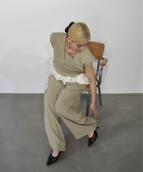 セール】ホイップヘムドレス / whip hem dress（パンツドレス