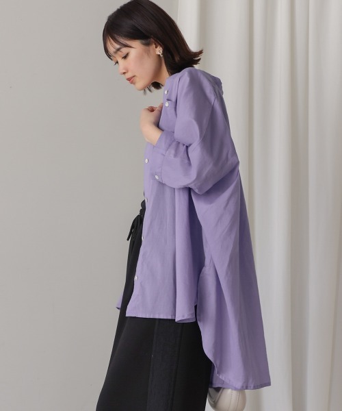 【未使用品】Unpeau Femme 後ろタック BIGシャツコート 未使用品】Unpeau Femme 後ろタック BIGシャツコート - メルカリ