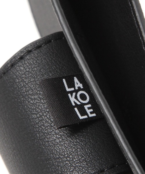 LAKOLE（ラコレ）の「Fレザーサングラスケース / 324547（サングラス・メンズ・チャコール/ブラック・FREE）」の4枚目の写真