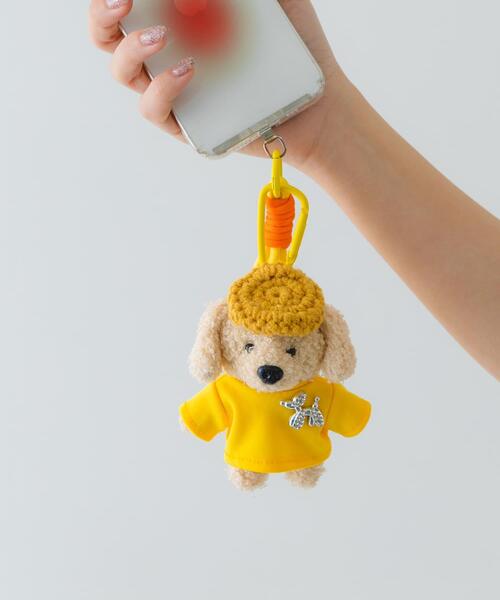 RODE SKO（ロデスコ）の「アニマルキーチャーム（キーホルダー・レディース・ブラック/イエロー・ONE）」の2枚目の写真