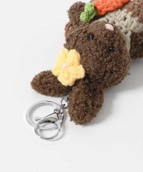 RODE SKO（ロデスコ）の「アニマルキーチャーム（キーホルダー・レディース・ブラック/イエロー・ONE）」の11枚目の写真