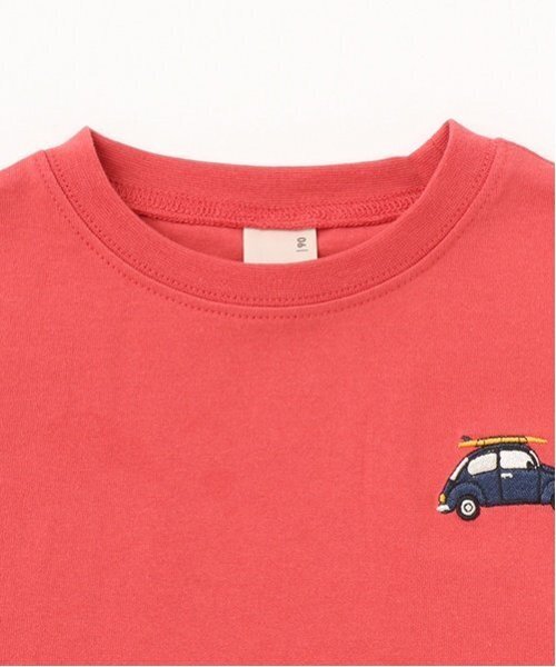 petit main(プティマイン)の「【GOODPRICE冷感/WEB限定価格】刺しゅう半袖Tシャツ(Tシャツ/カットソー・キッズ・ライトブルー/オフホワイト/クリーム/レッド/ライトグリーン/ネイビー・130cm/100cm/80cm/120cm/90cm/110cm)」の20枚目の写真