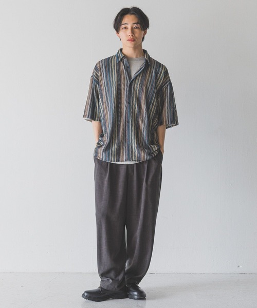 LOWRYS FARM(ローリーズファーム)の「バスケットカーブパンツ 492011(その他パンツ・メンズ・チャコールグレー/ブラウン・MEDIUM/LARGE)」の21枚目の写真