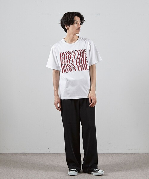 RATTLE TRAP(ラトルトラップ)の「ダメージ加工ロゴプリントTシャツ(Tシャツ/カットソー・メンズ・ホワイト/ブラック・L/M)」の4枚目の写真