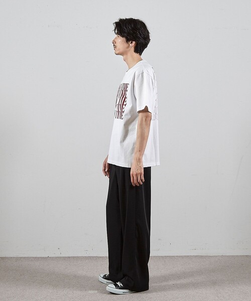 RATTLE TRAP(ラトルトラップ)の「ダメージ加工ロゴプリントTシャツ(Tシャツ/カットソー・メンズ・ホワイト/ブラック・L/M)」の5枚目の写真