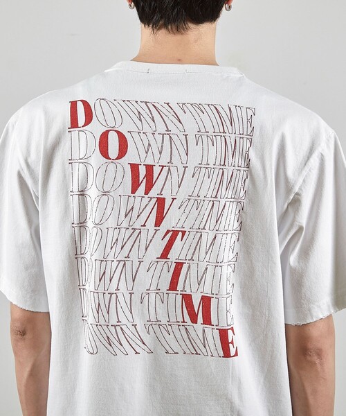 RATTLE TRAP(ラトルトラップ)の「ダメージ加工ロゴプリントTシャツ(Tシャツ/カットソー・メンズ・ホワイト/ブラック・L/M)」の10枚目の写真