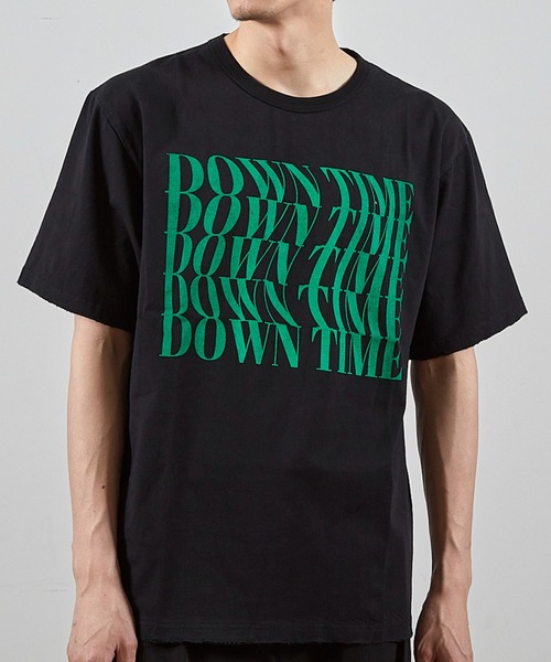 RATTLE TRAP(ラトルトラップ)の「ダメージ加工ロゴプリントTシャツ(Tシャツ/カットソー・メンズ・ホワイト/ブラック・L/M)」の2枚目の写真