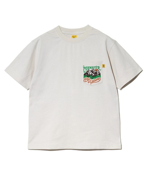 go slow caravan(ゴースローキャラバン)の「COBMASTER/コブマスター 吸水速乾天竺ポケット刺繍ベーシックTEE(TOOLS)(Tシャツ/カットソー・メンズ・ブラック/ライトベージュ・MEDIUM/LARGE/X-LARGE)」の3枚目の写真