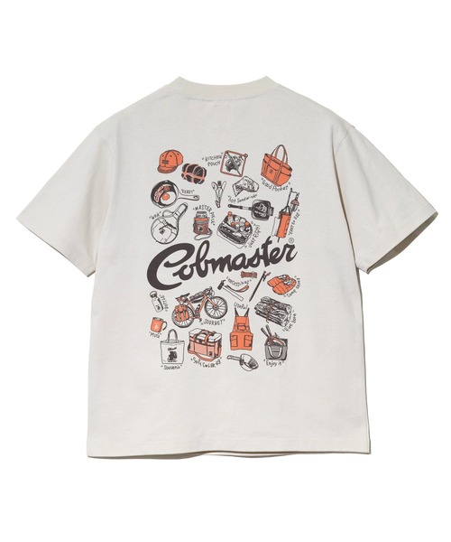 go slow caravan(ゴースローキャラバン)の「COBMASTER/コブマスター 吸水速乾天竺ポケット刺繍ベーシックTEE(TOOLS)(Tシャツ/カットソー・メンズ・ブラック/ライトベージュ・MEDIUM/LARGE/X-LARGE)」の4枚目の写真