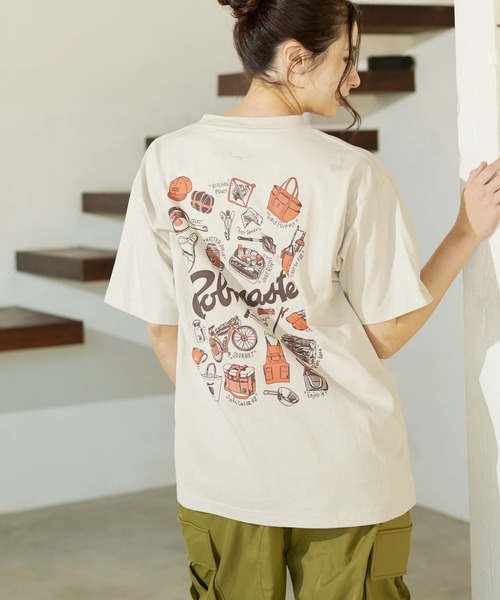 go slow caravan(ゴースローキャラバン)の「COBMASTER/コブマスター 吸水速乾天竺ポケット刺繍ベーシックTEE(TOOLS)(Tシャツ/カットソー・メンズ・ブラック/ライトベージュ・MEDIUM/LARGE/X-LARGE)」の7枚目の写真