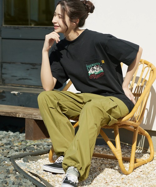 go slow caravan(ゴースローキャラバン)の「COBMASTER/コブマスター 吸水速乾天竺ポケット刺繍ベーシックTEE(TOOLS)(Tシャツ/カットソー・メンズ・ブラック/ライトベージュ・MEDIUM/LARGE/X-LARGE)」の15枚目の写真