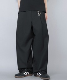 SPINNS | バレルレッグスラックスワイドパンツ(その他パンツ)