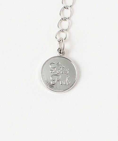 Ray BEAMS（レイビームス）の「LOTUS PINK / twinkle リトル フラワー ネックレス（ネックレス・レディース・シルバー/サックスブルー・ONE SIZE）」の7枚目の写真