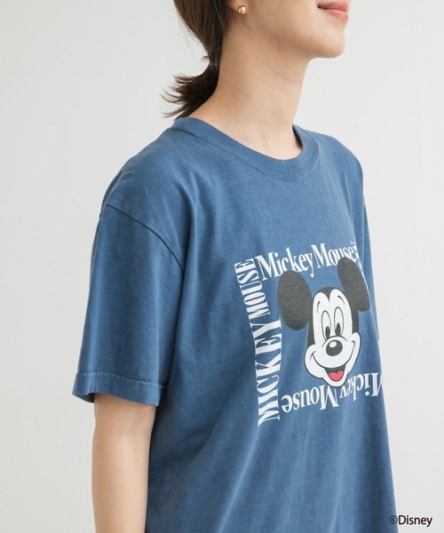 GOOD ROCK SPEED（グッドロックスピード）の「GOOD ROCK SPEED / MICKEY MOUSE / T-SHIRTS（Tシャツ/カットソー・レディース・ネイビー・ONE）」の2枚目の写真
