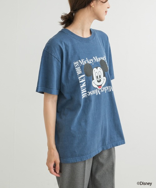 GOOD ROCK SPEED（グッドロックスピード）の「GOOD ROCK SPEED / MICKEY MOUSE / T-SHIRTS（Tシャツ/カットソー・レディース・ネイビー・ONE）」の3枚目の写真