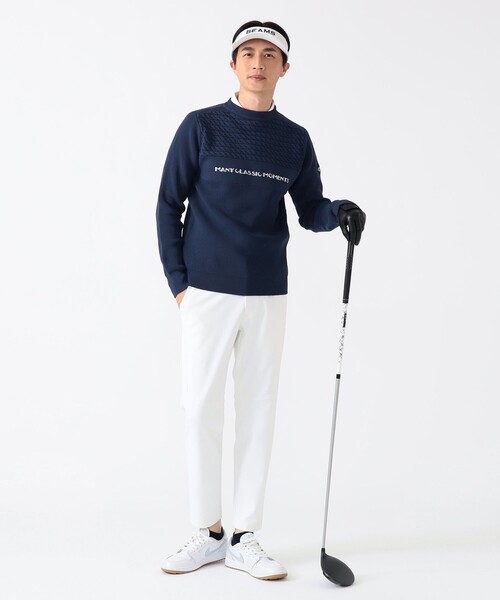 セール】PURPLE LABEL / ケーブル編みボーダー プルオーバー ニット