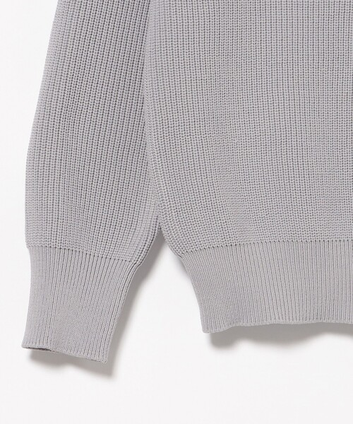 セール】PURPLE LABEL / ケーブル編みボーダー プルオーバー ニット