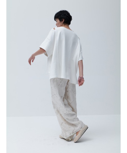 tシャツ カッティングショルダーカットソー レディース カッティングショルダーカットソー / Brown&Street（ブラウン