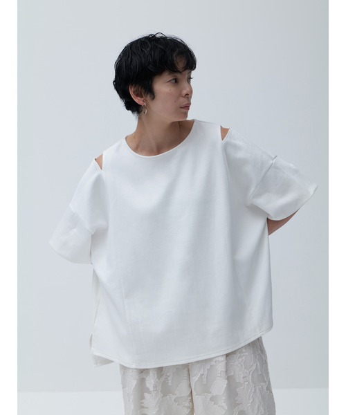 tシャツ カッティングショルダーカットソー レディース カッティングショルダーカットソー / Brown&Street（ブラウン