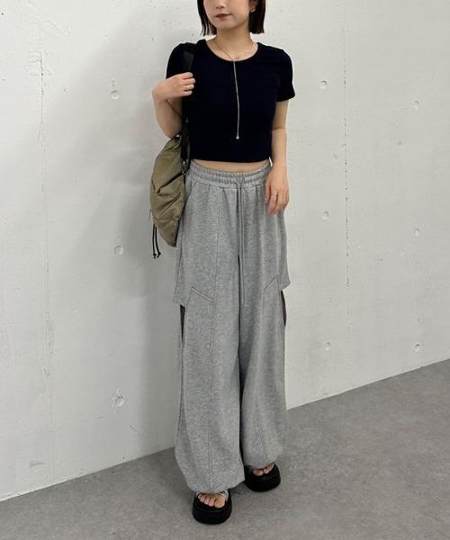 archives（アルシーヴ）の「針抜きハートちびＴｅｅ（Tシャツ/カットソー・レディース・レッド/ネイビー/アイボリー・MEDIUM）」の21枚目の写真