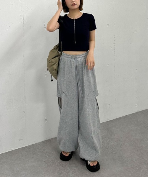 archives（アルシーヴ）の「針抜きハートちびＴｅｅ（Tシャツ/カットソー・レディース・レッド/ネイビー/アイボリー・MEDIUM）」の19枚目の写真