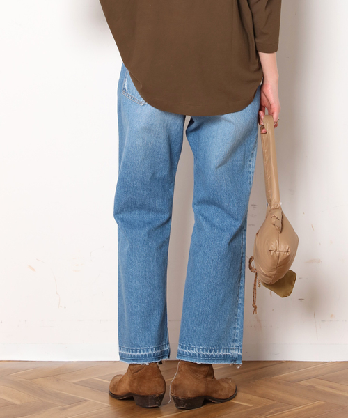 AP STUDIO(エーピーストゥディオ)の「【GREAT HABIT DENIM/グレートハビットデニム】BOOTY JEAN INDIGO(デニムパンツ・レディース・ブルー・23/24/25)」の2枚目の写真