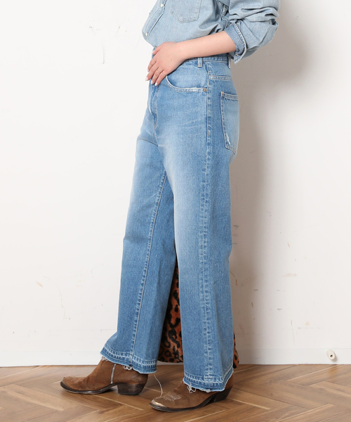 AP STUDIO(エーピーストゥディオ)の「【GREAT HABIT DENIM/グレートハビットデニム】BOOTY JEAN INDIGO(デニムパンツ・レディース・ブルー・23/24/25)」の22枚目の写真