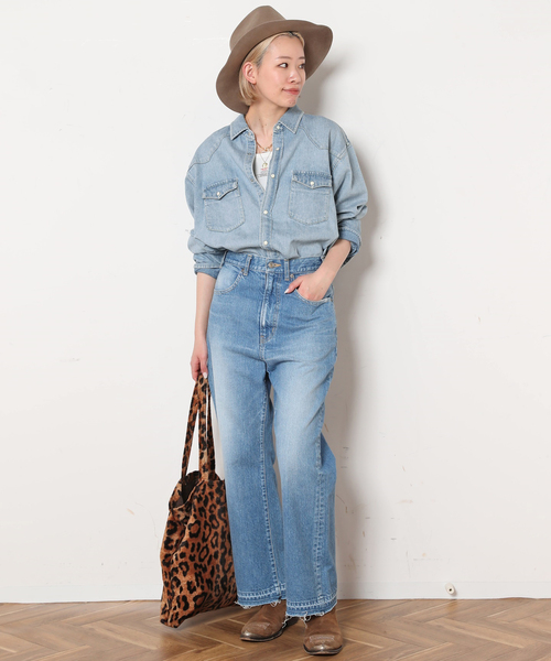 AP STUDIO(エーピーストゥディオ)の「【GREAT HABIT DENIM/グレートハビットデニム】BOOTY JEAN INDIGO(デニムパンツ・レディース・ブルー・23/24/25)」の20枚目の写真