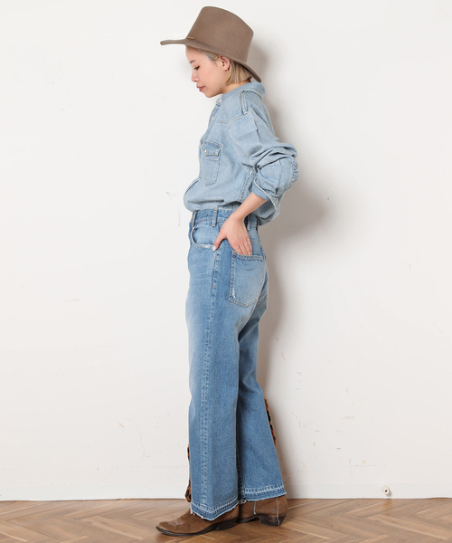 AP STUDIO(エーピーストゥディオ)の「【GREAT HABIT DENIM/グレートハビットデニム】BOOTY JEAN INDIGO(デニムパンツ・レディース・ブルー・23/24/25)」の19枚目の写真