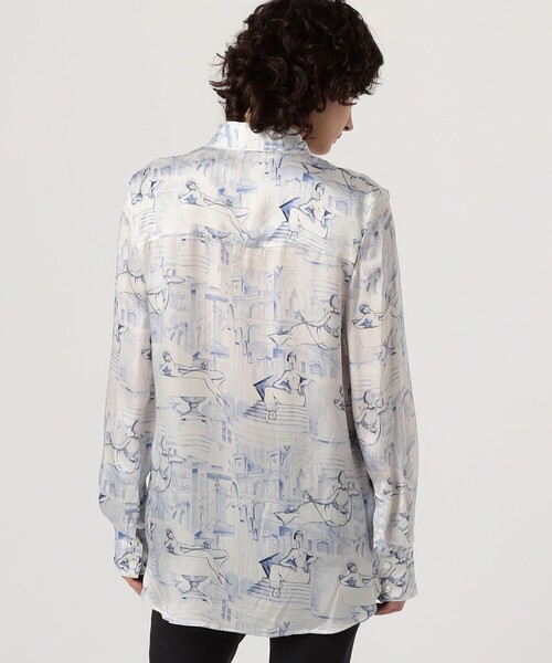 Khaite(ケイト)の「KHAITE MINTA TOP プリントシャツ(シャツ/ブラウス・レディース・ホワイト系その他・2)」の6枚目の写真