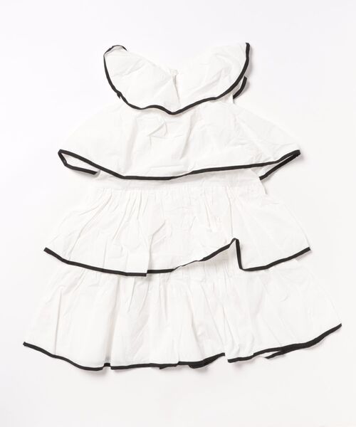 aimoha(アイモハ)の「【aimoha-KIDS-】フリルティアードワンピース (SS)(ワンピース・キッズ・ホワイト・110/120/130/140/150)」の10枚目の写真
