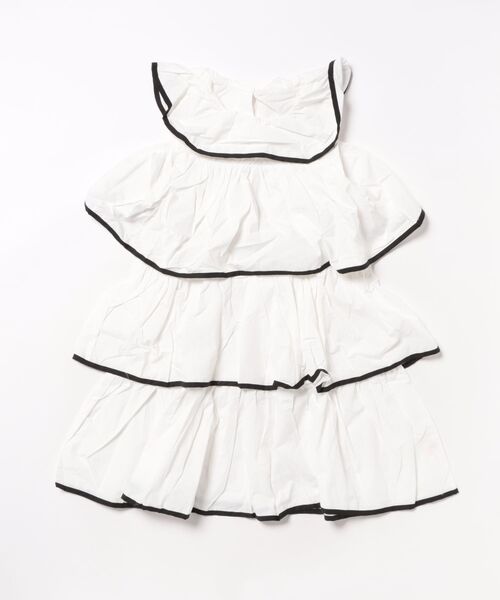 aimoha(アイモハ)の「【aimoha-KIDS-】フリルティアードワンピース (SS)(ワンピース・キッズ・ホワイト・110/120/130/140/150)」の11枚目の写真