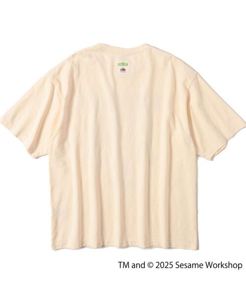 FRUIT OF THE LOOM（フルーツオブザルーム）の「【SESAME STREET×FOTL】Photo T-Shirt C クルーネックプリントTシャツ（Tシャツ/カットソー・メンズ・ホワイト/チャコールグレー・L/M）」の16枚目の写真