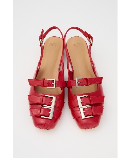 セール】MANY BELTED FLATS メニー ベルティド フラット