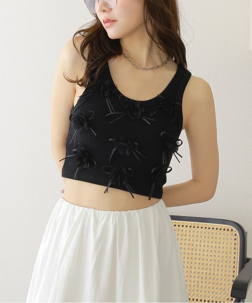 【LUTI/ルーティー】DEAR LOVER TANK TOP タンクトップ / BLACK TODAY edition＞LOVE TANK TOP/タンクトップ