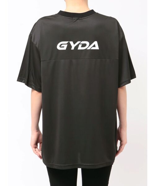 GYDA（ジェイダ）の「BEGUILE 82SPORTY VネックBIG Tシャツ（Tシャツ/カットソー・レディース・オフホワイト/ブラック/パープル・FREE）」の9枚目の写真