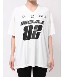 GYDA | BEGUILE 82SPORTY VネックBIG Tシャツ(Tシャツ/カットソー)